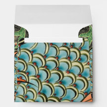 Vintage Fish design envelope