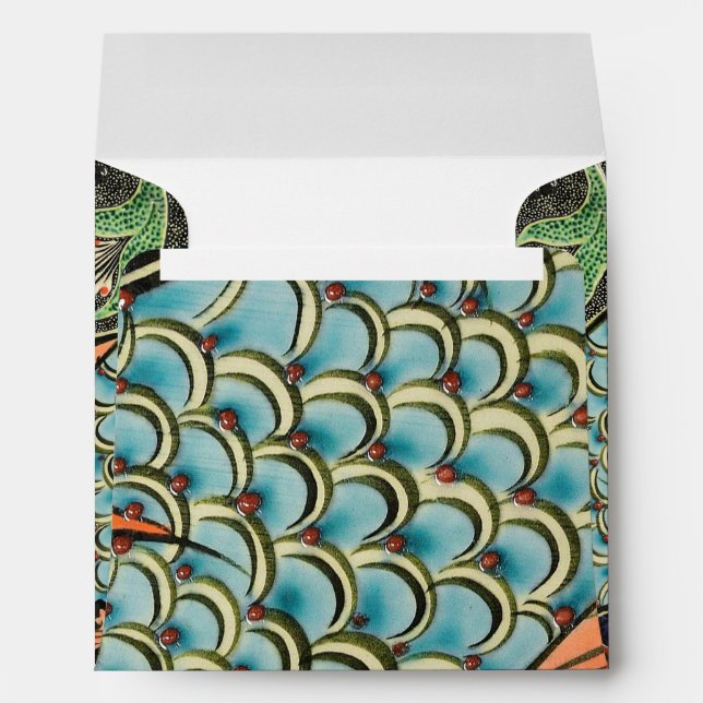 Vintage Fish design envelope (Back (Bottom))