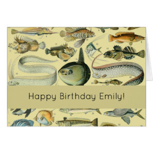 Vintage Fish Scientific Fishing Art