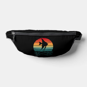 Vintage Fish Sunset Fishing Bum Bags