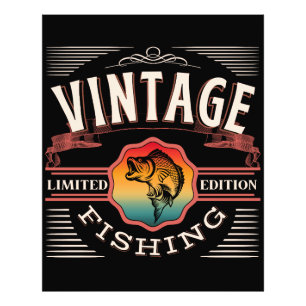 VINTAGE FISHING LIMITED EDITION PHOTO PRINT