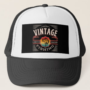 VINTAGE FISHING LIMITED EDITION  TRUCKER HAT