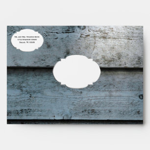 Vintage Fishing Lovers Wood Envelopes