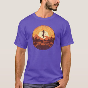 Vintage fitness gymnastics trampolining sport frie T-Shirt