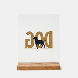 Vintage Fitness Lifestyle Husky Workout Dog Cartoo Acrylic Sign