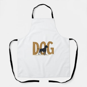 Vintage Fitness Lifestyle Husky Workout Dog Cartoo Apron