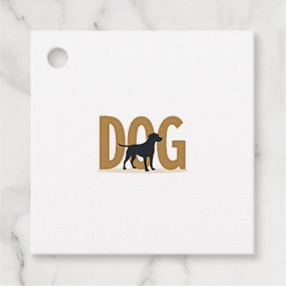 Vintage Fitness Lifestyle Husky Workout Dog Cartoo Favour Tags