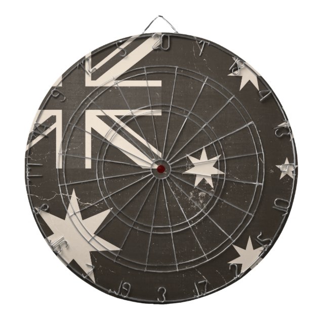 Vintage Flag Australia 3 Dartboard (Front)