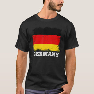 Vintage Flag Germany Country Retro Flag German T-Shirt