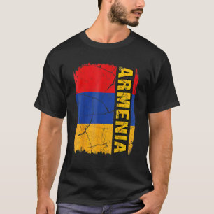 Vintage Flag of Armenia Love Your Country T-Shirt