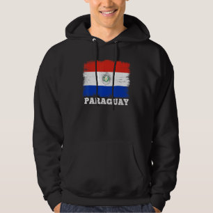 Vintage Flag Paraguay Country Retro Flag Paraguaya Hoodie