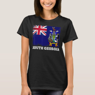 Vintage Flag South Georgia Retro Flag Sandwich Isl T-Shirt