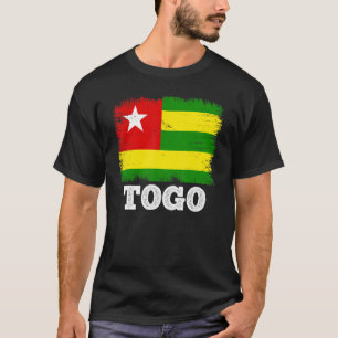 Vintage Flag Togo Country Retro Flag Togolese T-Shirt