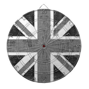 Vintage Flag United Kingdom Dartboard