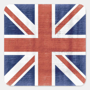 Vintage Flag United Kingdom Stickers #2
