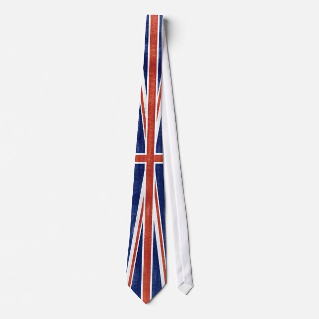 Vintage Flag United Kingdom Tie (Front)