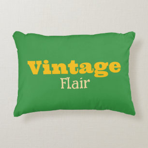 Vintage Flair Accent Pillow
