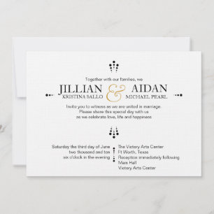 VINTAGE FLAIR INVITATION