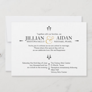 VINTAGE FLAIR INVITATION