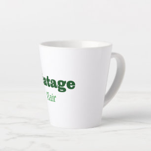Vintage Flair Latte Mug