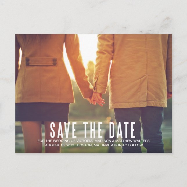 VINTAGE FLAIR | SAVE THE DATE ANNOUNCEMENT (Front)