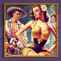 Vintage Flamenco Woman