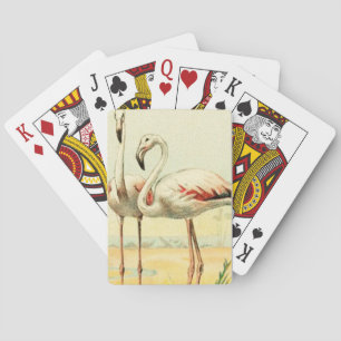 Vintage Flamingo Playing Cards