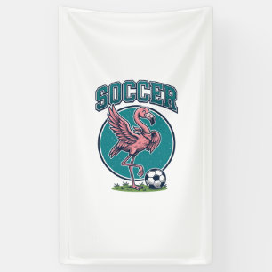 Vintage Flamingo Soccer Player Graphic Shirt_1 Banner