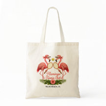Vintage Flamingo Tennis Club Personalised