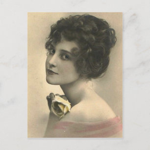 vintage flappers (343) postcard