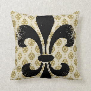 Vintage Fleur de lis Cushion