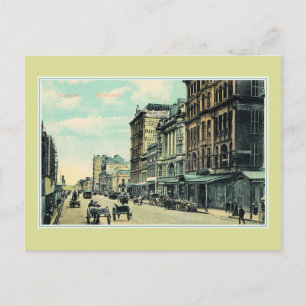 Vintage Flinders Street Melbourne Australia Postcard