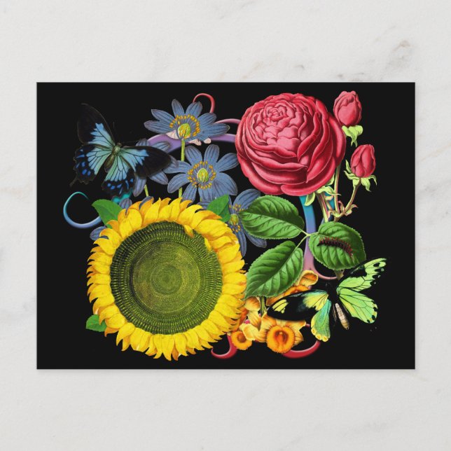 Vintage Flora Postcard (Front)