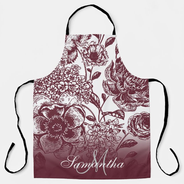 Vintage Floral Apron (Front)