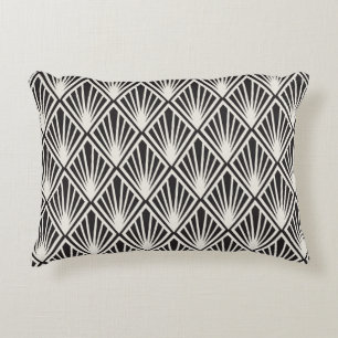 vintage Floral Art Nouveau Seamless Pattern. Geome Decorative Cushion