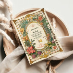 Vintage Floral Art Nouveau Wedding Invitation<br><div class="desc">Introducing our Elegant Floral Art Nouveau Wedding Invitation! This invitation beautifully captures the timeless beauty of the Art Nouveau style, featuring intricate floral patterns that add an elegant and artistic touch to your wedding stationery. It sets the tone for a wedding filled with sophistication and charm. Here's what our Elegant...</div>