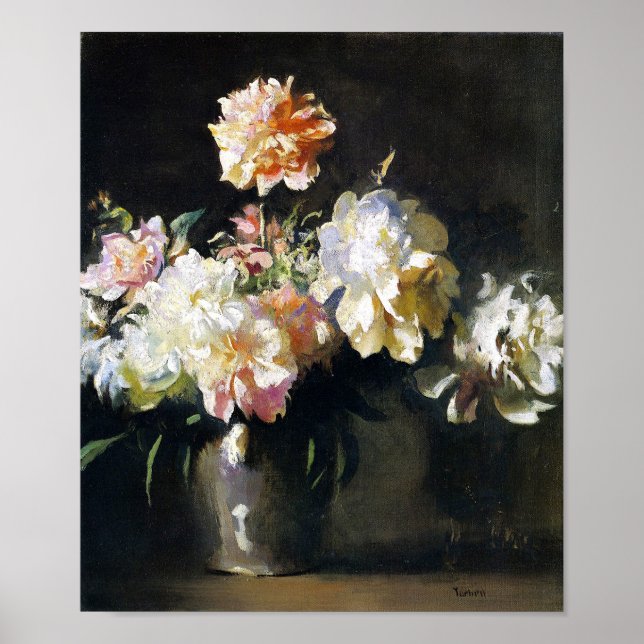 Vintage Floral Art Poster (Front)