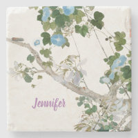 Vintage Floral Asian Style Pastel Colours Name