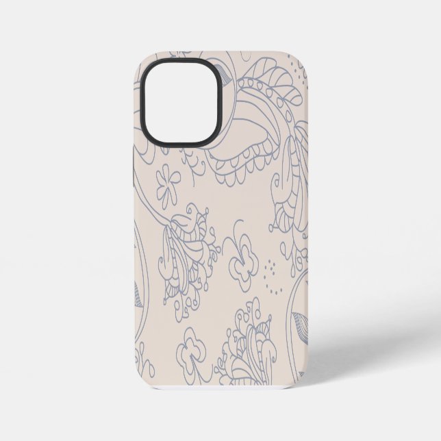 Vintage Floral Background iPhone Case (Back)