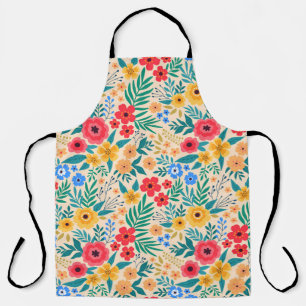 Vintage floral background. Seamless vintage patter Apron