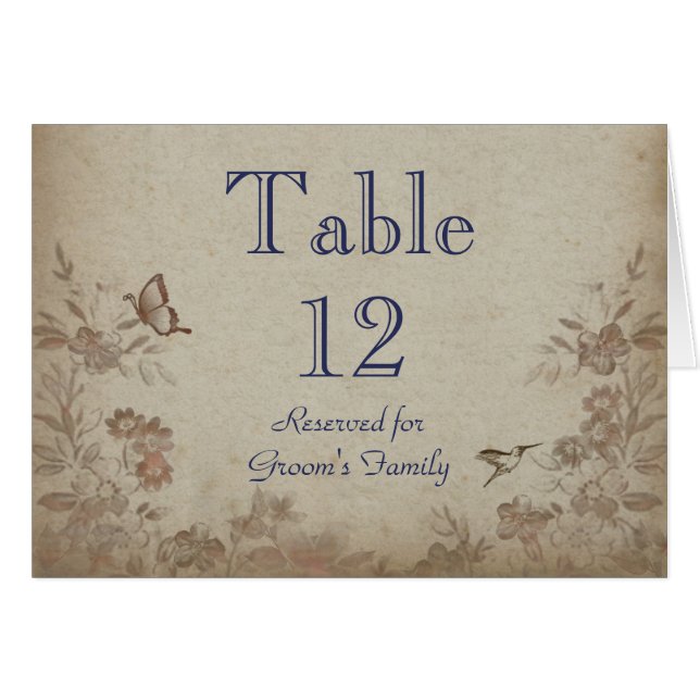 Vintage Floral Beige (Front Horizontal)