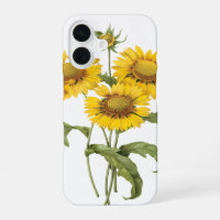 Vintage Floral Blanket Flower Sunflower by Redoute