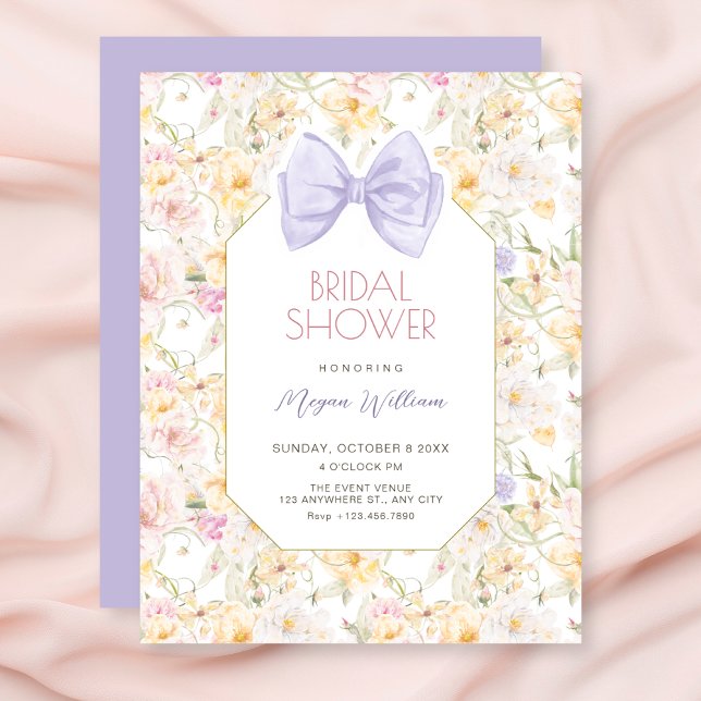Vintage floral bridal shower  invitation (Creator Uploaded)