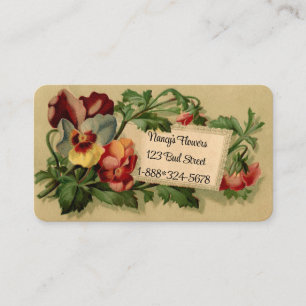 Vintage Floral Business Card