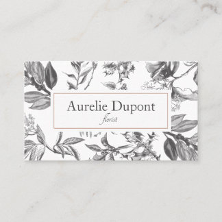 Vintage Floral Business Card