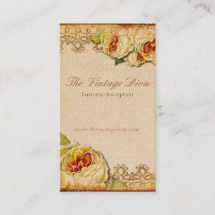 Vintage Floral Business Card