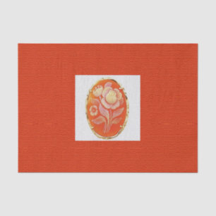 Vintage Floral Cameo Mother's Day Tissue Paper