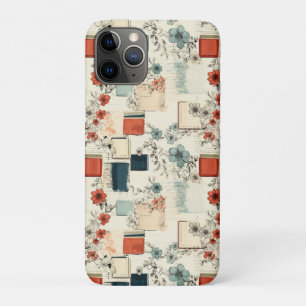 Vintage Floral & Camera Pattern (7) iPhone 11 Pro Case