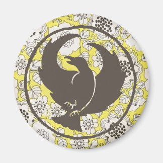 Vintage Floral Crowfoot Magnet