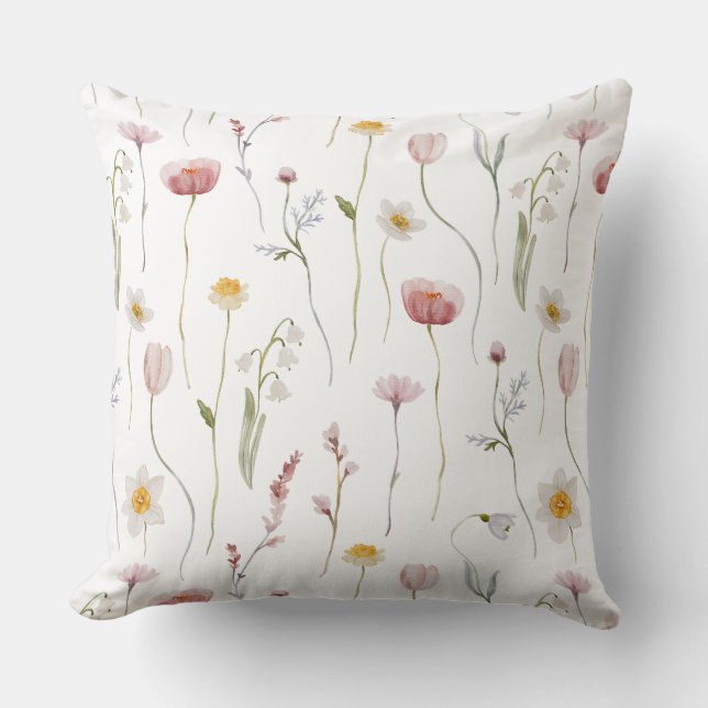 Vintage Floral Cushion (Front)